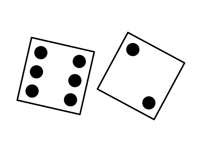 Dice Pair, 6-2 | ClipArt ETC