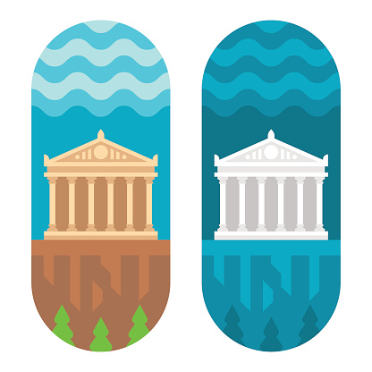 Parthenon Athens Clip Art, Vector Images &amp; Illustrations