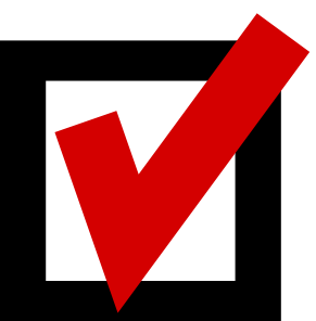 Free check box clipart