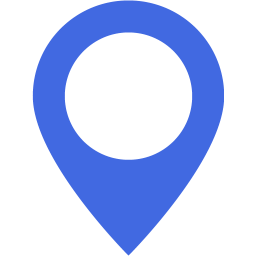 Royal blue map marker 2 icon - Free royal blue map icons