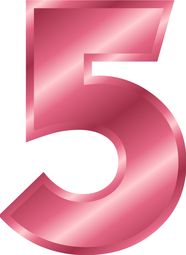 Number 5 - vector Clip Art