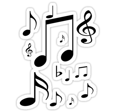 Music symbols and notes" Stickers by connor95 | Redbubble