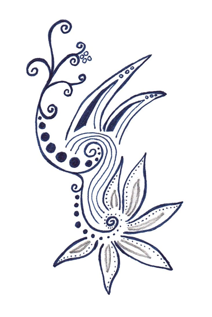Curly flower 1