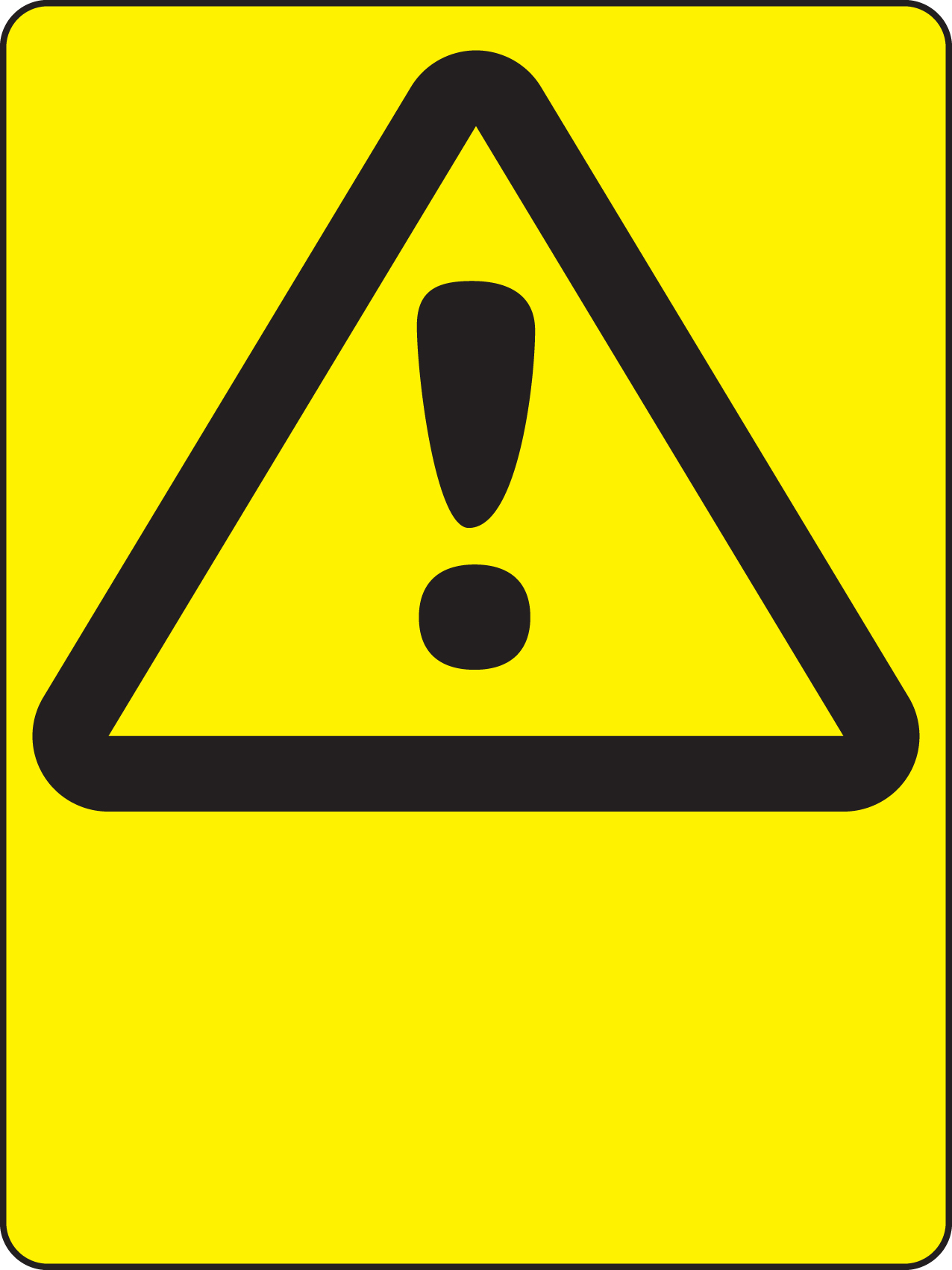 Caution Sign Image Clipart Best - Gambaran