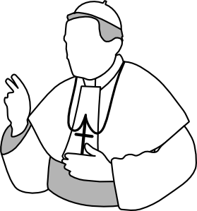 Pope clip art - vector clip art online, royalty free & public domain