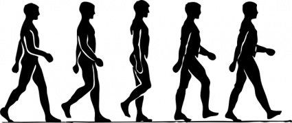 Walking Person Silhouette clip art - Download free Holiday vectors