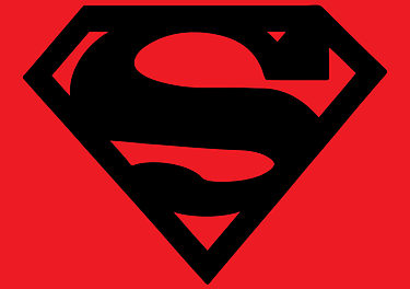 Superman Symbol Black And White