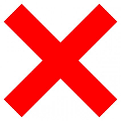 Cross sign clipart