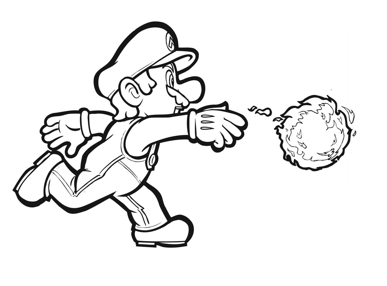 Fire Flower Coloring Pages - AZ Coloring Pages