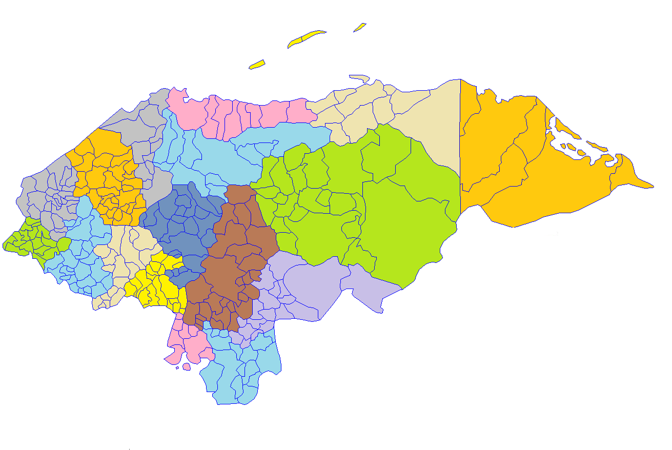 OrganizaciÃ³n territorial de Honduras - Wikiwand