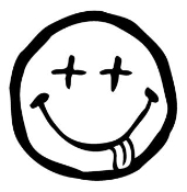 Dead Smiley Face Decal Sticker