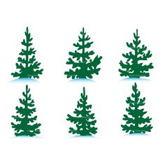 Trees, Logos and Vector vector