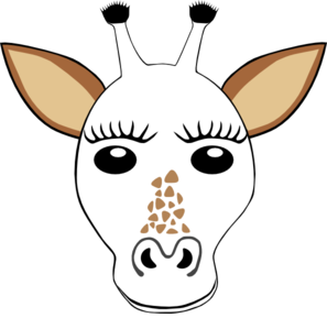Best Photos of Giraffe Face Template - Giraffe Head Pattern ...