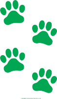 Free Paw Prints Clipart