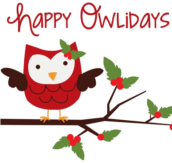Free holiday clipart owls