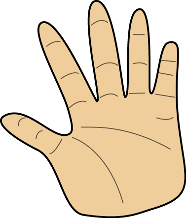 Left Hand Clip Art