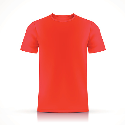 Three Dimensional Cotton T Shirt Template Clip Art, Vector Images ...