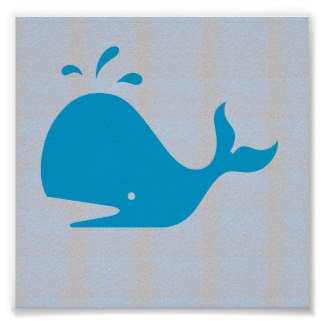 Whale Graphic Posters | Zazzle