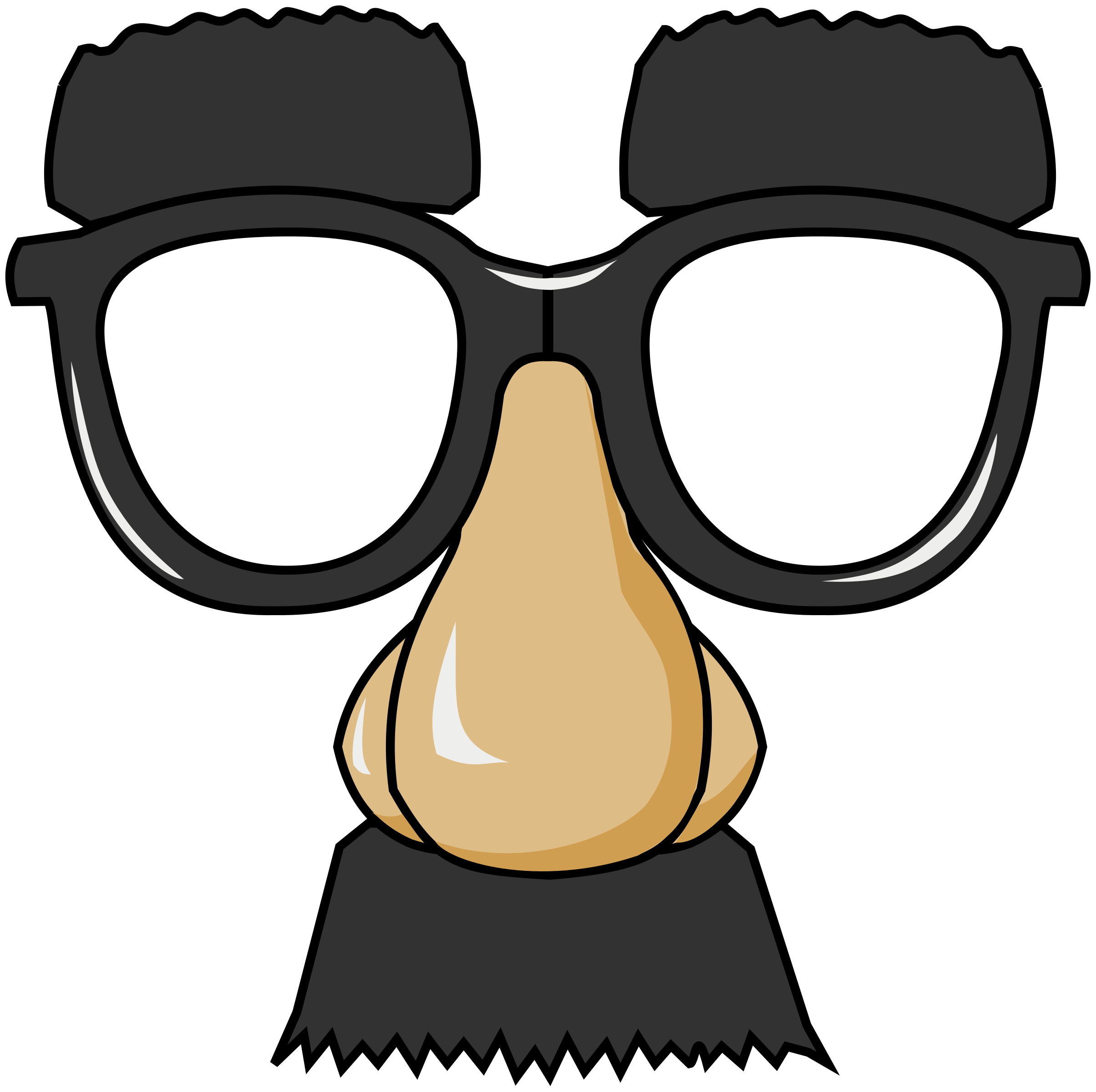 Clipart - Funny Glasses
