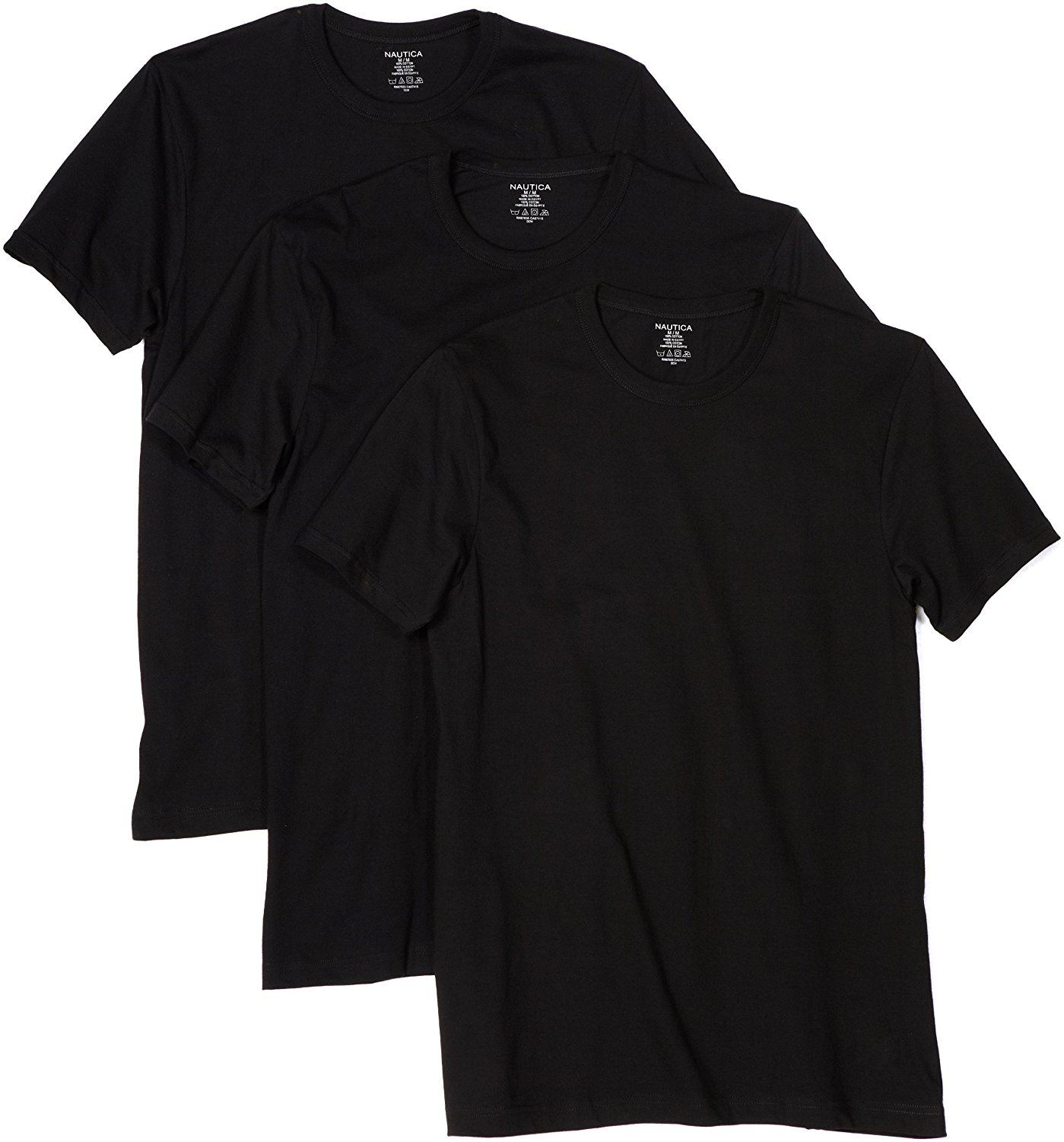 Amazon.com: Nautica Men's Nautica 3 Pack Crew Neck T-Shirt: Clothing ...