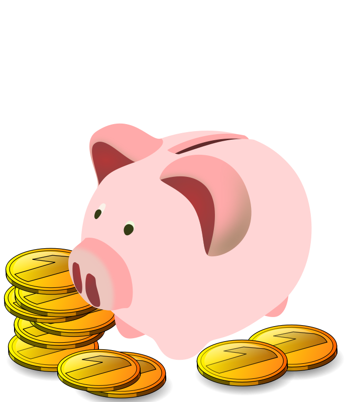 Piggy bank clipart images