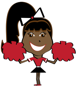 Cheerleader cheer on cheerleading ts cheerleading and clip art 2 ...