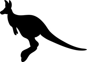 Best Photos of Jumping Kangaroo Drawing Outline - Kangaroo Drawing ...