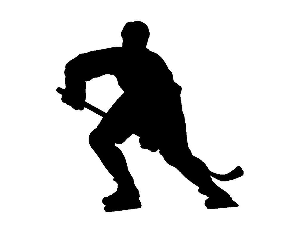 Hockey Player Silhouette