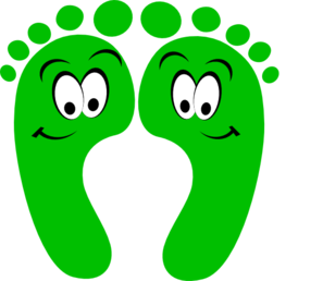 Happy feet clipart