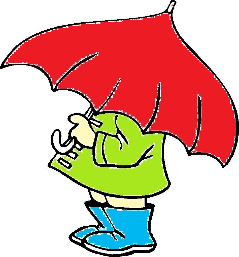 April umbrella clipart