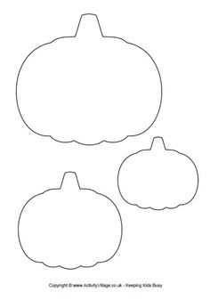 Pumpkins, Leaf template and Patterns