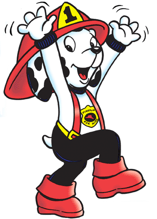 Sparky fire dog clipart