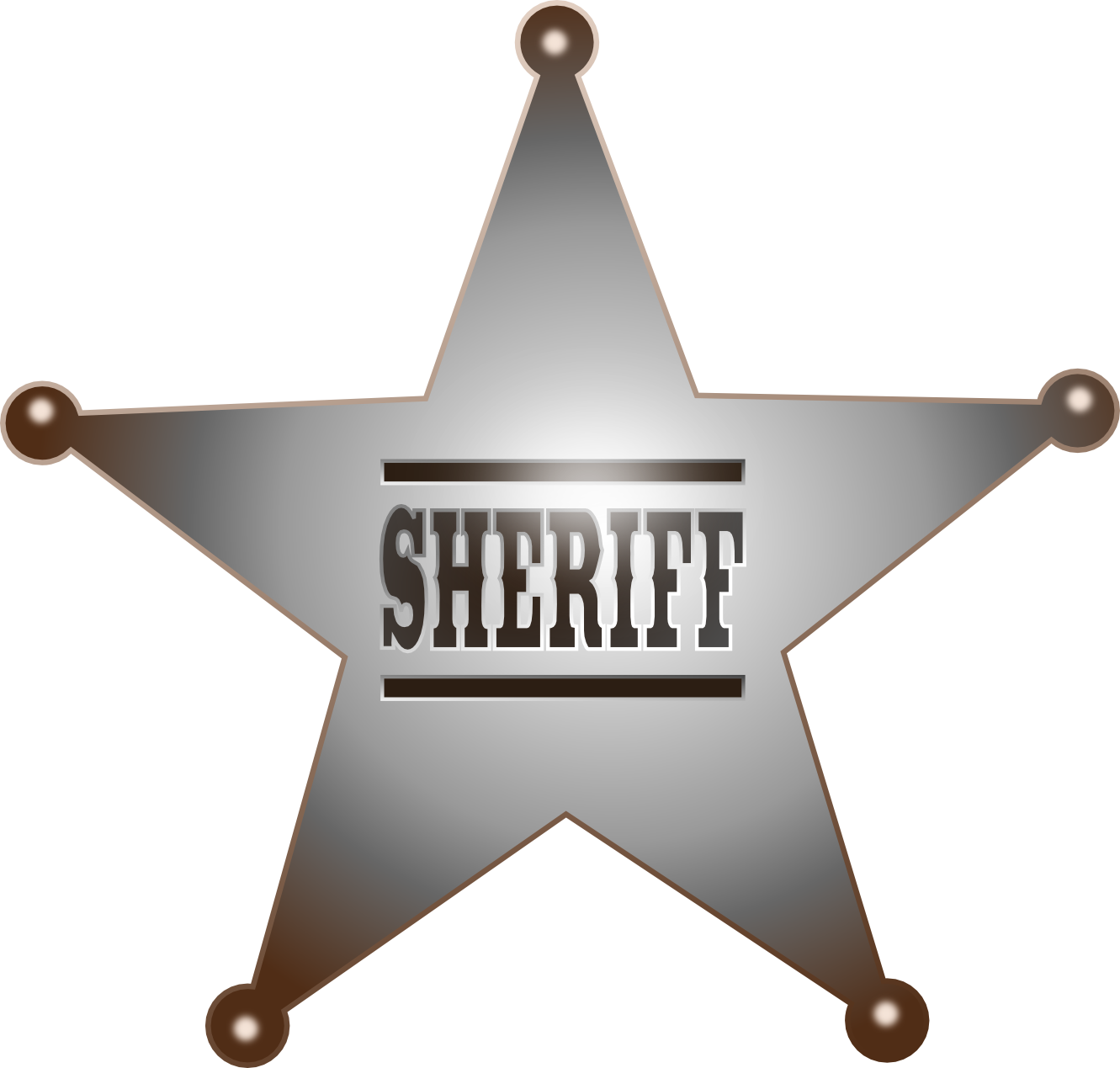 Clip Art: Sheriff Star September 2011 Clip Art ...