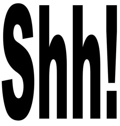 Shh Sign Clipart - Free to use Clip Art Resource