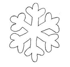 Patterns, Snowflake template and Snowflake pattern