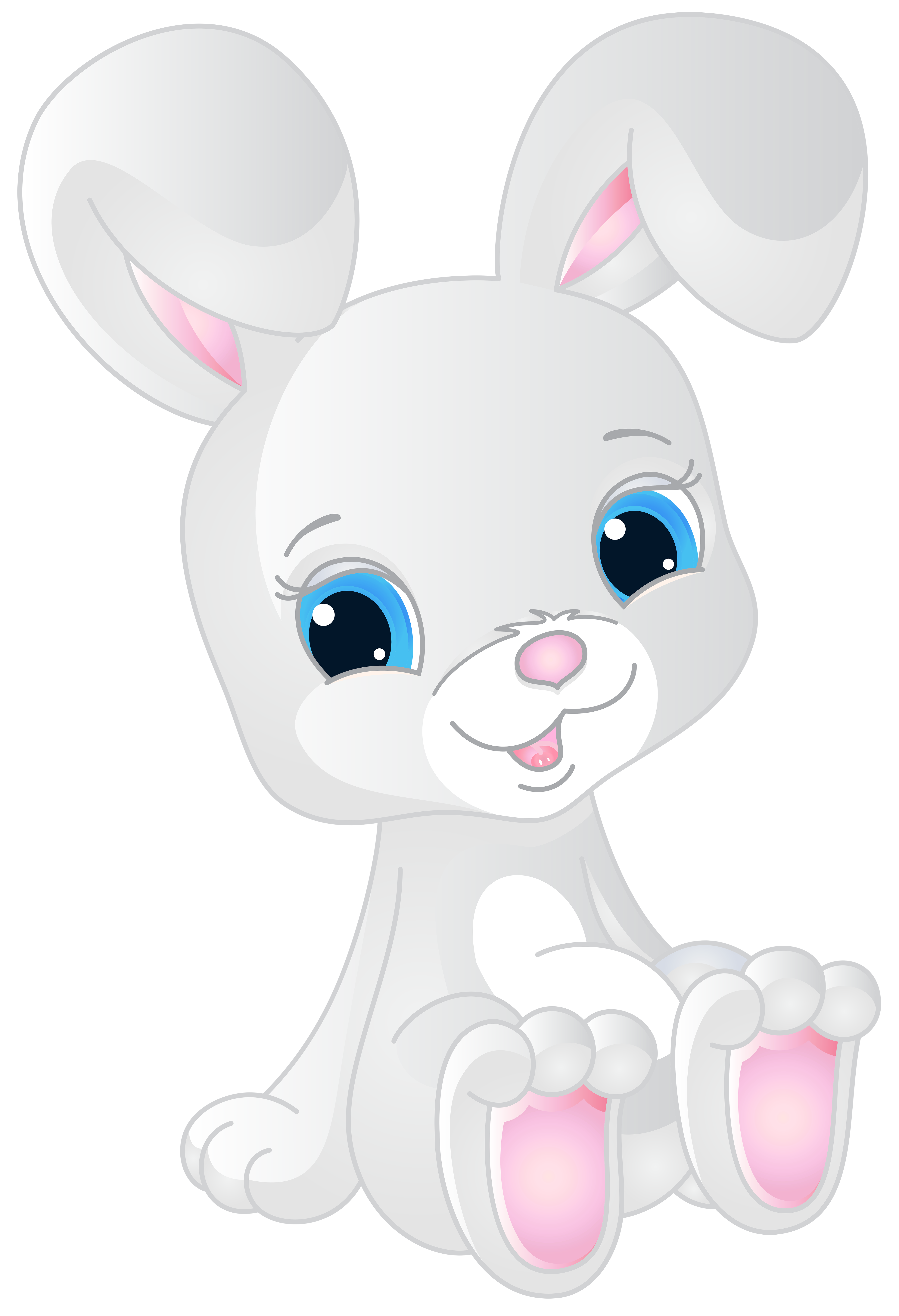 Cute Bunny PNG Clip Art Image