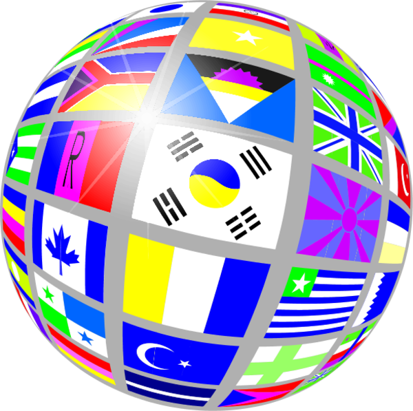 countries flags - vector Clip Art