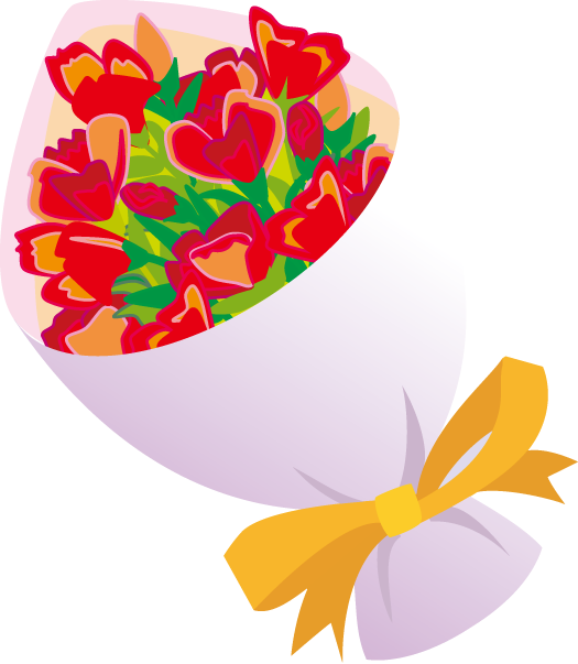 Bouquet Of Flowers Clipart - Tumundografico