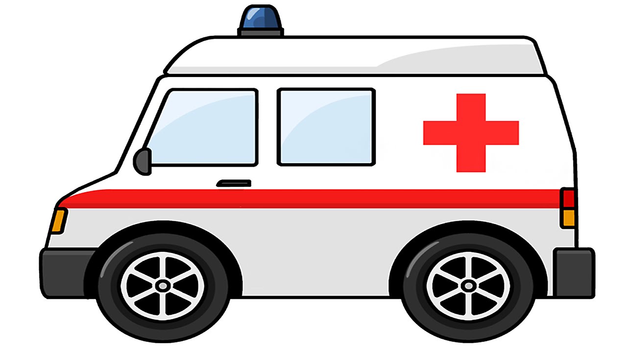 Ambulance .Cartoons for children about cars: Kid's Construction ...