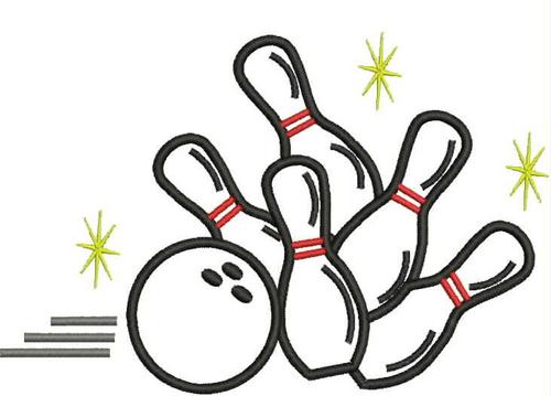 Picture Of Bowling Ball And Pins
