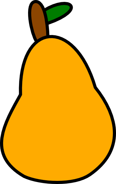 Pear Clip Art - vector clip art online, royalty free ...