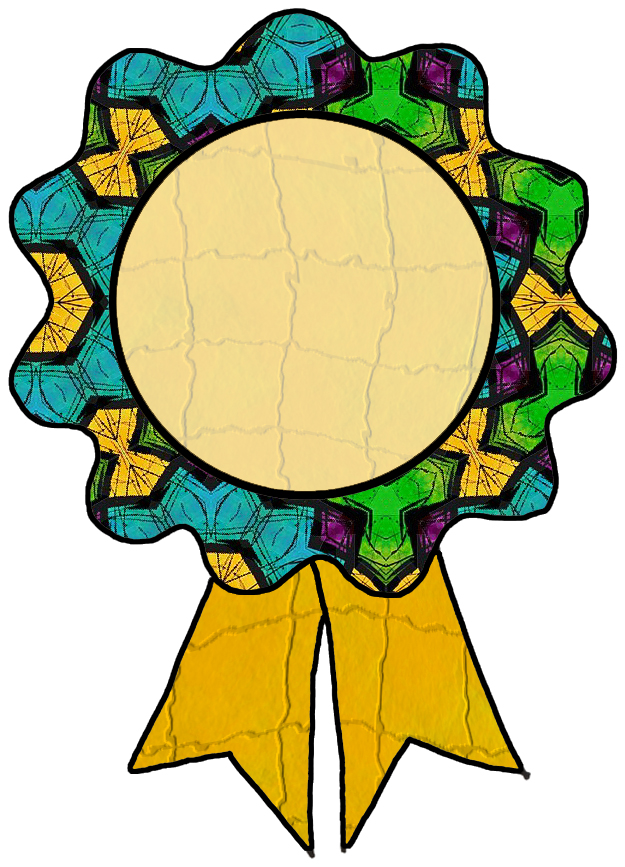 Award ribbon clipart template
