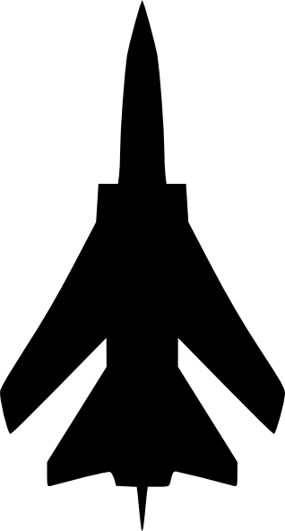 Military plane clipart black and white png