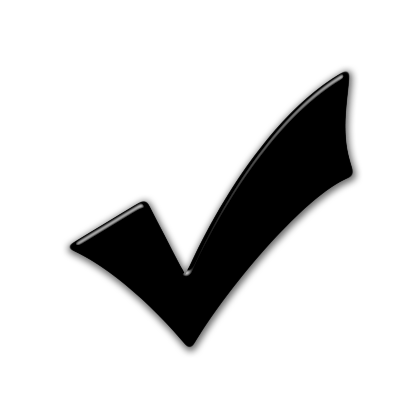 Black Tick Mark - ClipArt Best