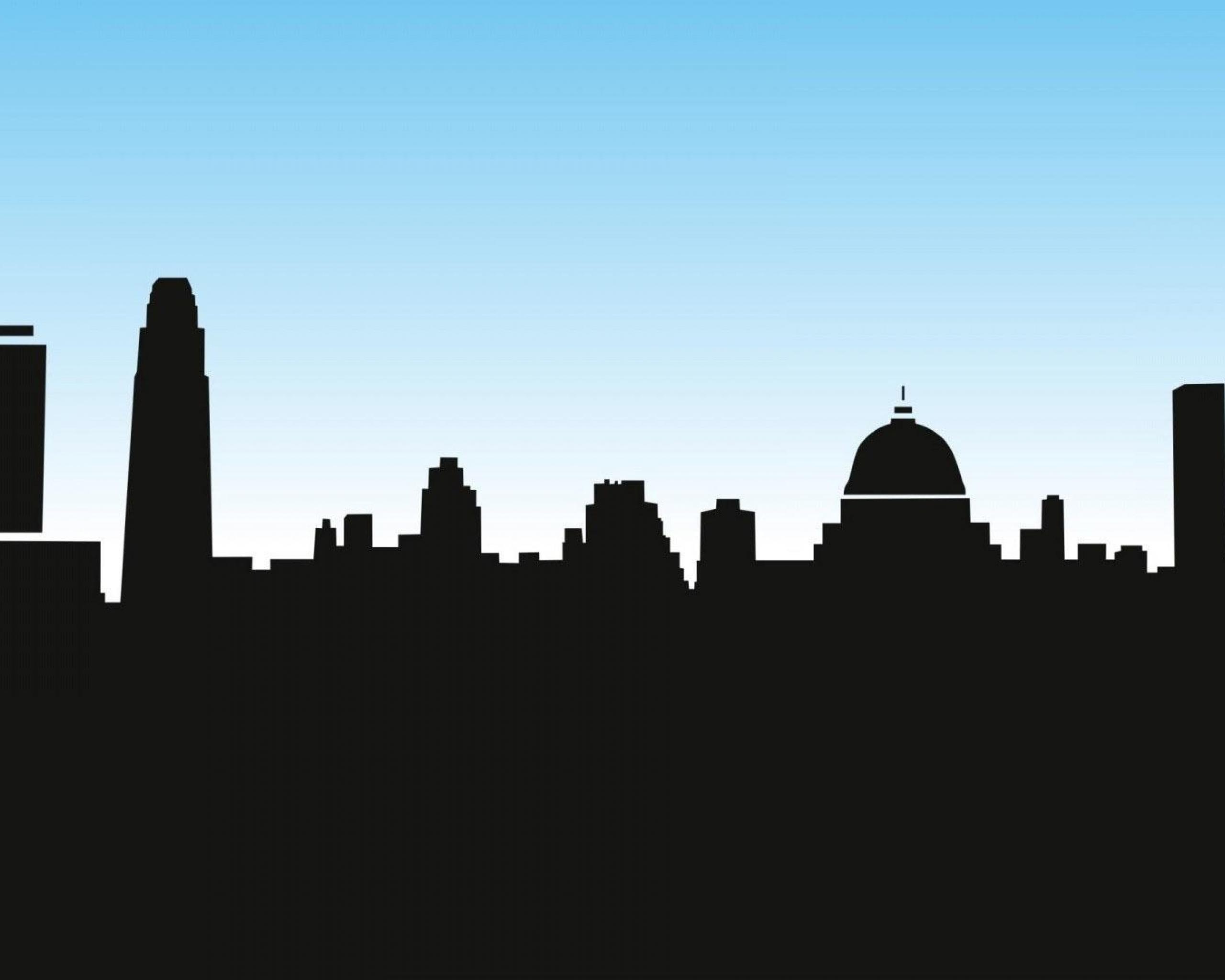 City cartoon Silhouette Vector Skyline wallpapers Vector city ...