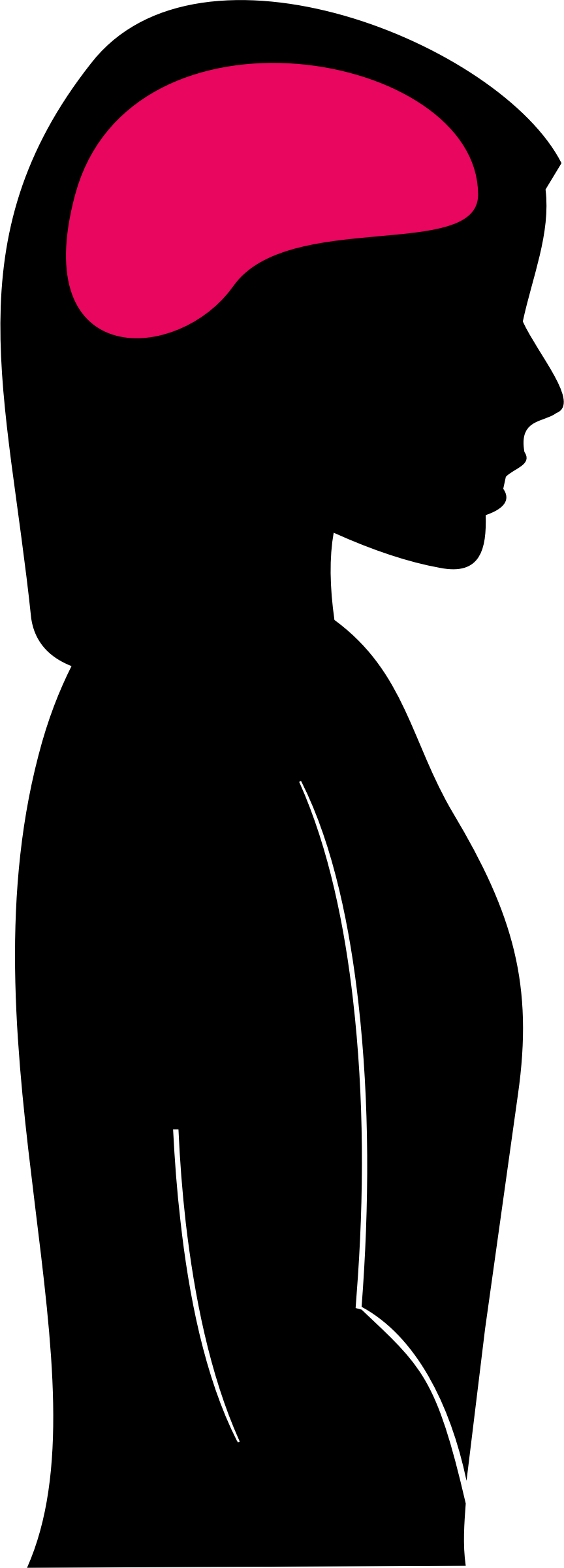 Brain clipart in head png
