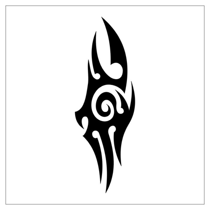 Simple Tribal Tattoo Designs For Girl And Guy 12428 | Toetagtattoo.com