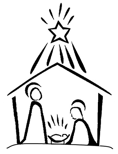 Christmas Line Drawing