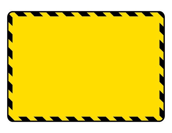 Blank Construction Sign Clipart