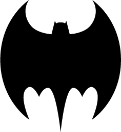Logo Batman Silhouette | Silhouette of Logo Batman